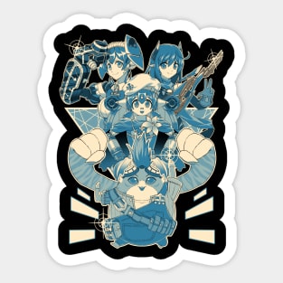 robo blade Sticker